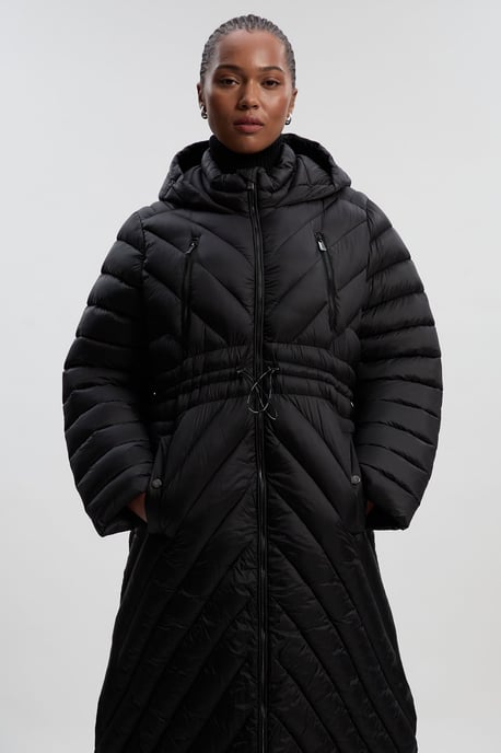 Plus Size Lightweight Packable Maxi Coat - Image 2