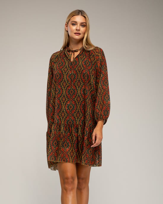 Jurk met geometrische print - Image 2