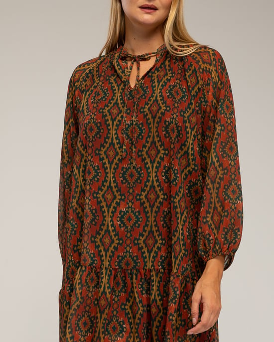 Jurk met geometrische print - Image 4