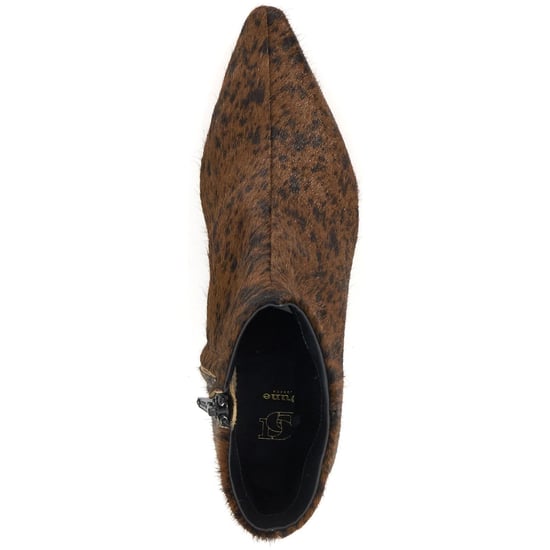 Dune Odore Leather Women's Tan Heeled Ankle Boots - Image 3