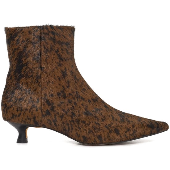 Dune Odore Leather Women's Tan Heeled Ankle Boots - Image 4