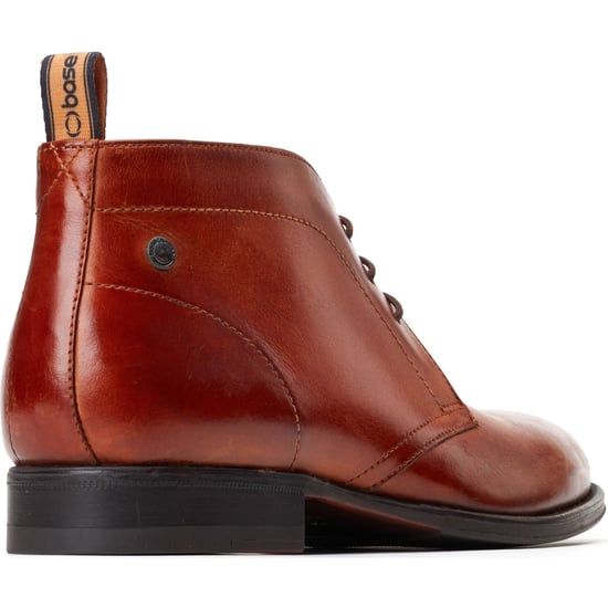 Base London Wallis Leren Heren Ankelboots in Geverfde Tan - Image 2