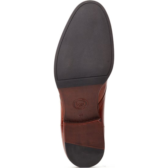 Base London Wallis Leren Heren Ankelboots in Geverfde Tan - Image 3