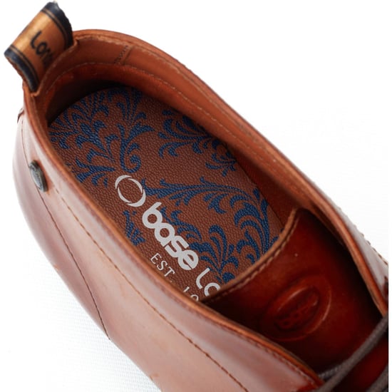Base London Wallis Leren Heren Ankelboots in Geverfde Tan - Image 6