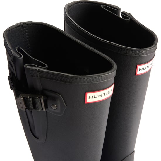 Hunter Field Downpour Adjustable Boot Rubber Men's Black Wellington Boots - Image 5