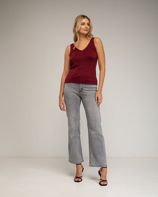 Gebreide top met Lurex - Image 4