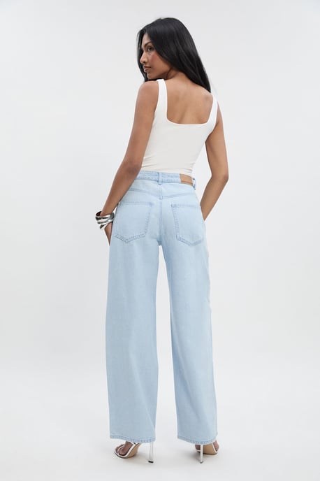 Embellished High Waist Straight Leg Jean - Image 2
