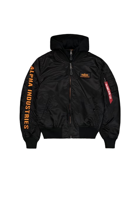 MA-1 D-Tec Sleeve Embroidery Bomber Jacket - Image 1