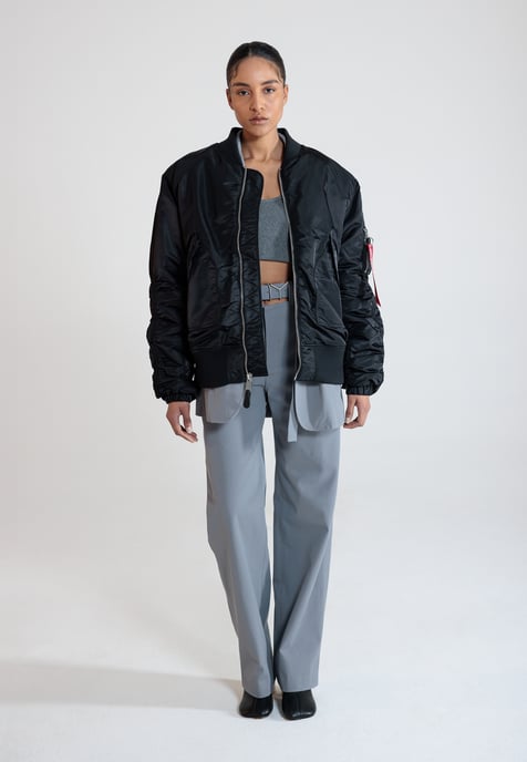 CWU MA-1 No Cords Bomber Jacket Women - Image 2