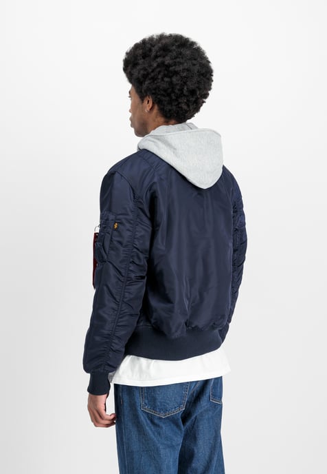 MA-1 D-Tec Sleeve Embroidery Bomber Jacket - Image 3