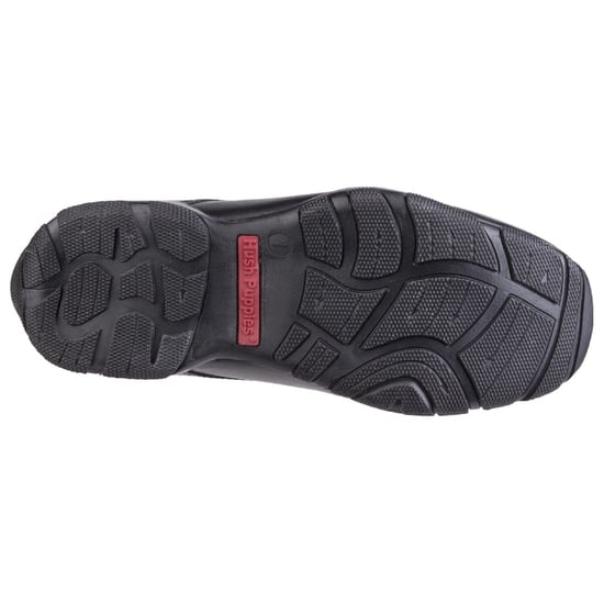 Hush Puppies Vincente Senior Leather Boys's Black Loafers - Image 4