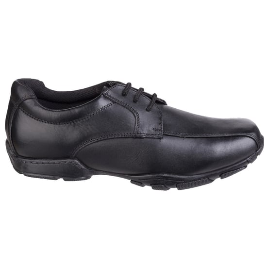 Hush Puppies Vincente Senior Leather Boys's Black Loafers - Image 5
