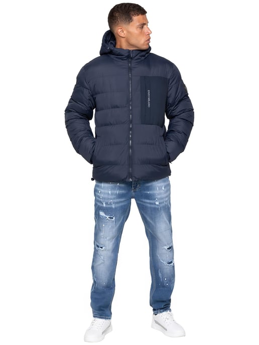 Enzo Milano | Mens Hooded Puffer Jacket - Image 5