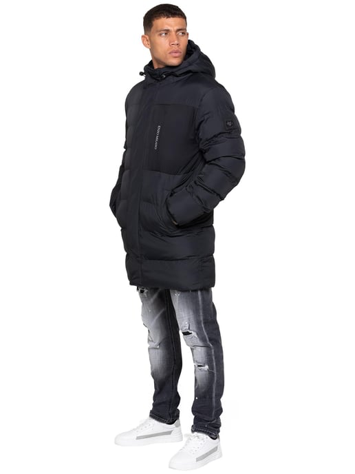 Enzo Milano | Mens Longline Puffer Jacket - Image 3
