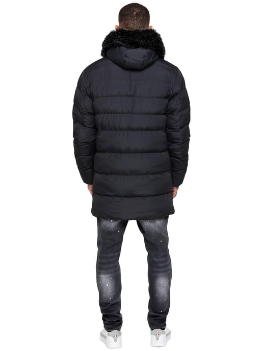 Enzo Milano | Mens Longline Puffer Jacket - Image 4