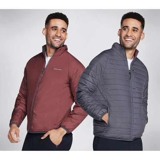Skechers Performance Go Shield Altitude Reversible Jacket Men's Black Puffer Jacket - Image 1