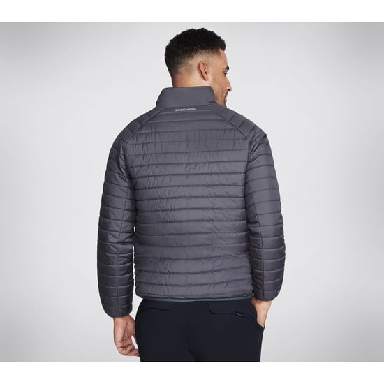 Skechers Performance Go Shield Altitude Reversible Jacket Men's Black Puffer Jacket - Image 2