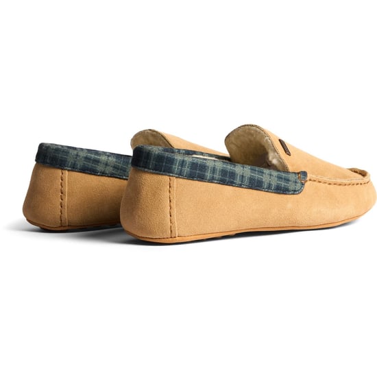 Hunter Moccassin Slipper Suede Men's Biscuit Slippers - Image 2