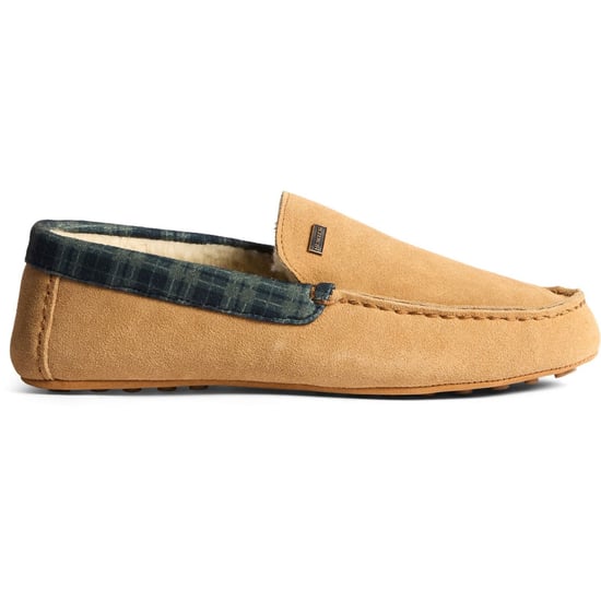 Hunter Moccassin Slipper Suede Men's Biscuit Slippers - Image 5