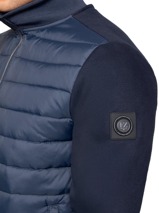Enzo Milano | Mens Quilted Hybrid Jacket - Image 3