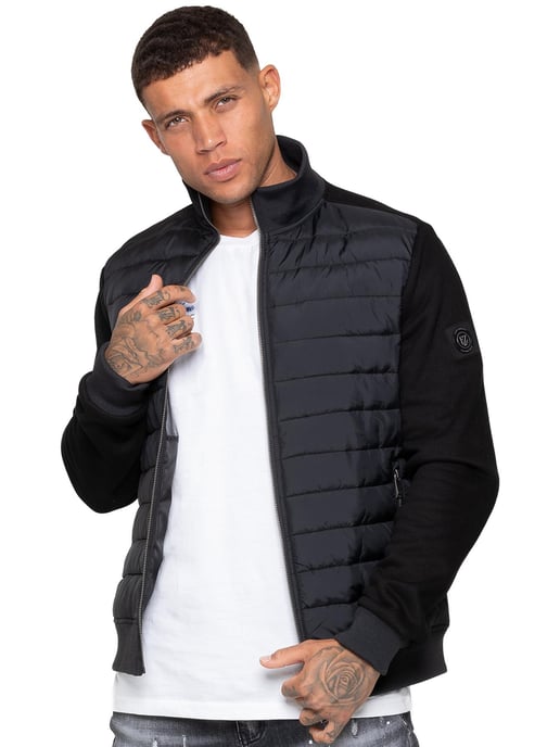 Enzo Milano | Mens Quilted Hybrid Jacket - Image 2