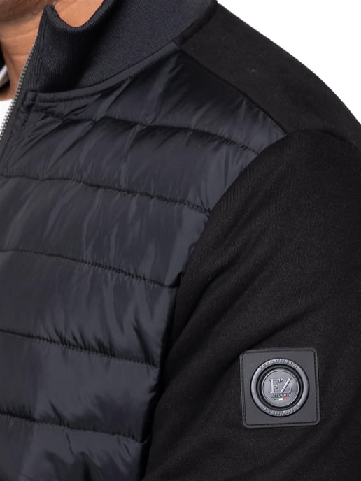 Enzo Milano | Mens Quilted Hybrid Jacket - Image 3