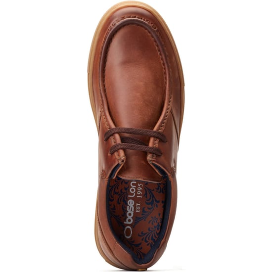 Base London Dalston Leer Heren Bruine Mocassin Schoenen - Image 4
