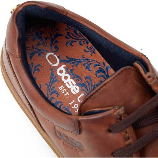Base London Dalston Leer Heren Bruine Mocassin Schoenen - Image 6