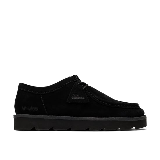 Clarks Originals Meare Wallabee Suède Heren Zwarte Veterschoenen - Image 2
