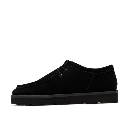 Clarks Originals Meare Wallabee Suède Heren Zwarte Veterschoenen - Image 3