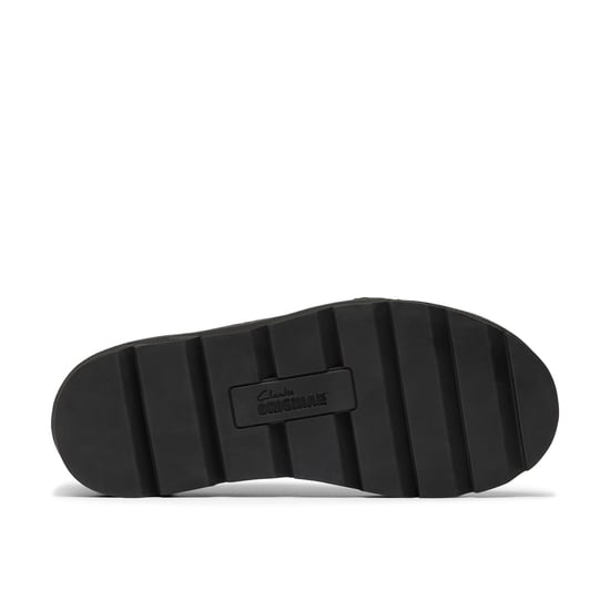 Clarks Originals Meare Wallabee Suède Heren Zwarte Veterschoenen - Image 4