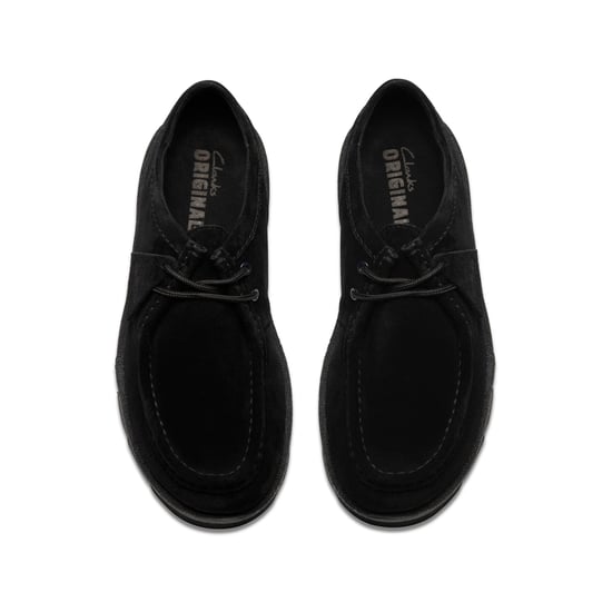 Clarks Originals Meare Wallabee Suède Heren Zwarte Veterschoenen - Image 6