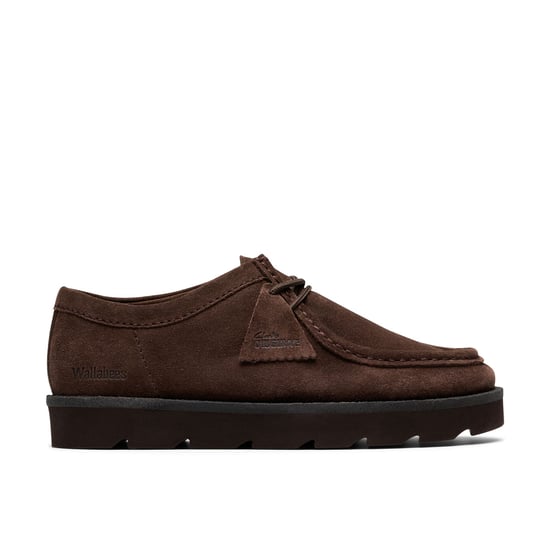 Clarks Originals Meare Wallabee Suède Heren Donkerbruine Veterschoenen - Image 2
