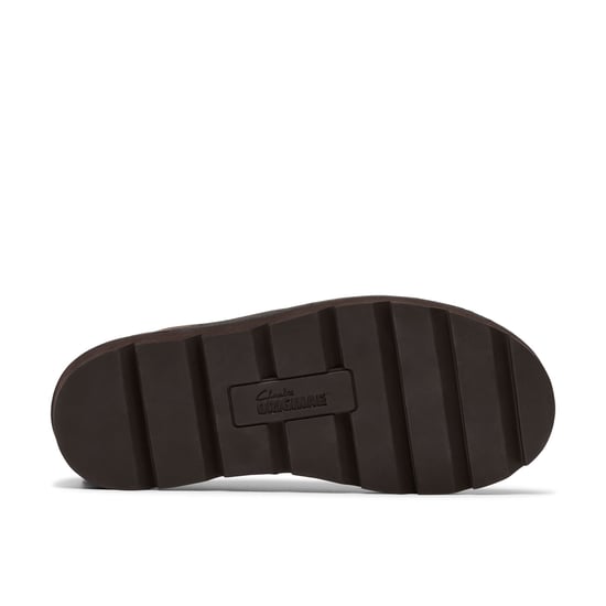 Clarks Originals Meare Wallabee Suède Heren Donkerbruine Veterschoenen - Image 4