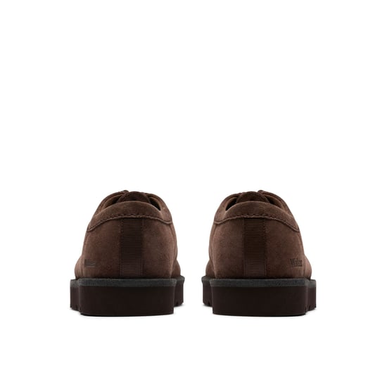 Clarks Originals Meare Wallabee Suède Heren Donkerbruine Veterschoenen - Image 5