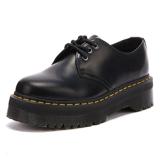 Shop Voor Dr. Martens 1461 Quad Gladleren Damesschoenen In Het Zwart - Image 2