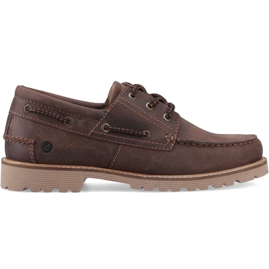 Sperry Houston Leather Men's Brown Boat Shoes - Image 5