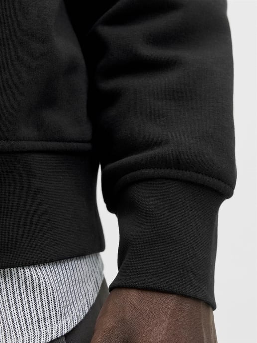 Jack & Jones Mens Sweatshirts 1/4 Zip High Neck Long Sleeve - Image 2
