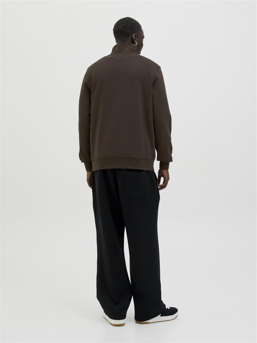 Jack & Jones Mens Sweatshirts 1/4 Zip High Neck Long Sleeve - Image 2
