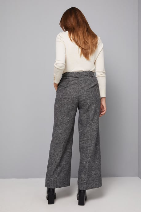 Tie Waist Straight Leg Trouser - Image 3