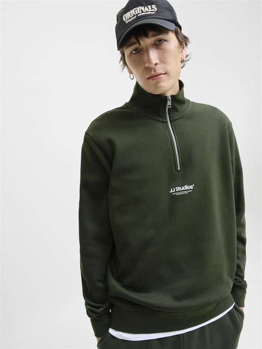 Jack & Jones Mens printed Hoodie Logo Sweatshirt Pullover - Image 2