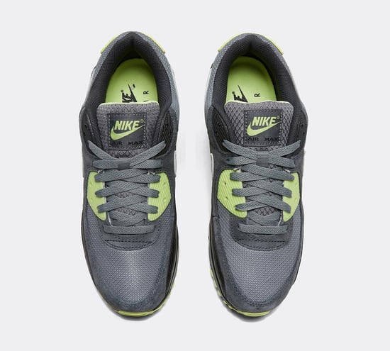 Nike Air Max 90 Men’s Trainers Grey/Yellow/Black - Image 4