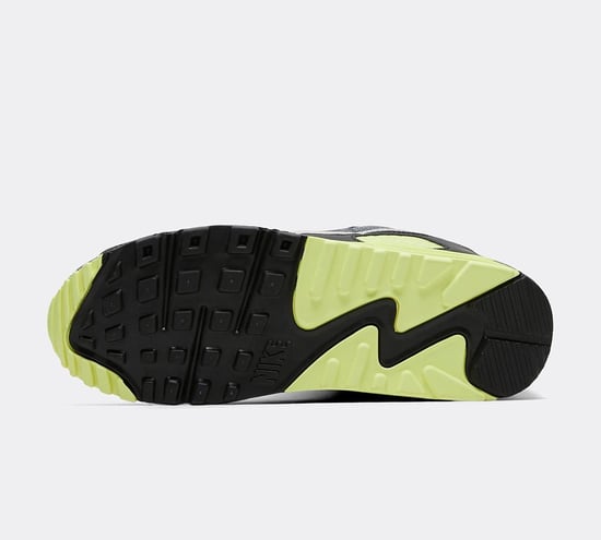 Nike Air Max 90 Men’s Trainers Grey/Yellow/Black - Image 5