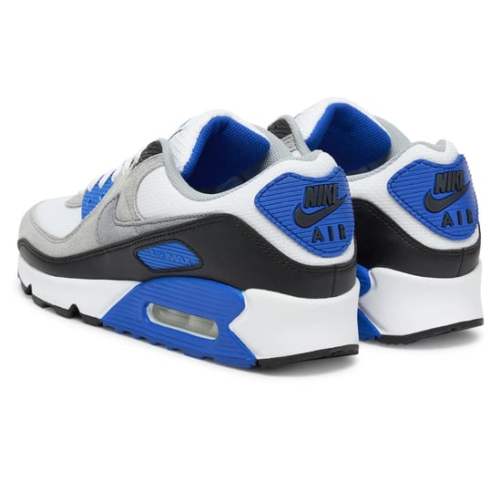 Nike Air Max 90 Men’s Trainers White/Grey/Black - Image 3