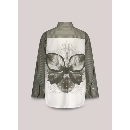 Summum blouse big flower cotton 2s37-12271 655 dark camo - Image 1