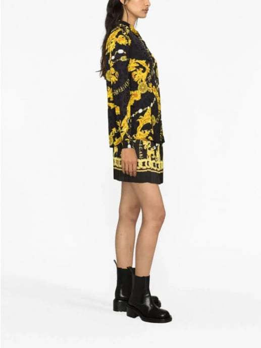 Versace Jeans Versace jeans couture blouse flower chain gold - Image 3