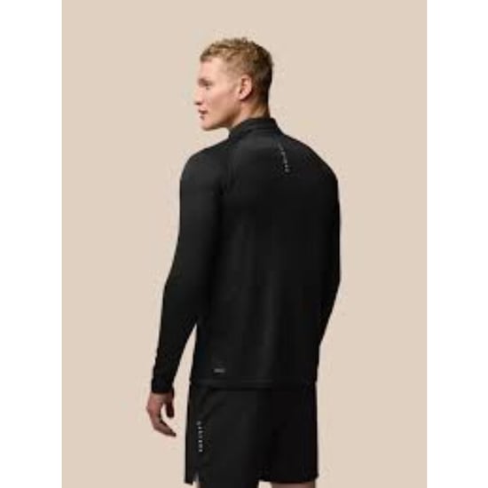Castore Adapt 1/4 Zip Topp i Polyester för Herrar - Svart Aktivkläder T-shirts - Image 3