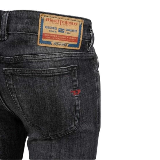 Diesel Mens Sleenker Jeans (Black Denim) - Image 3