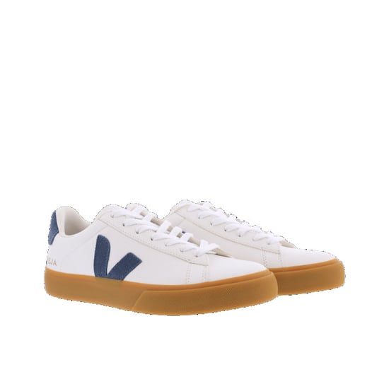 Veja Dames campo sneaker leer /blauw - Image 4