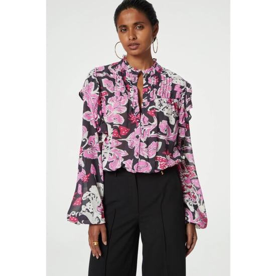 Fabienne Chapot 22-bls-aw23 9509-7317-alf bibi long sleeve blouse antra/bubble gum pin - Image 5